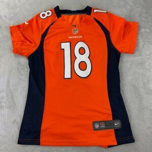 Nike Denver Broncos #18 Peyton Manning Jersey Women’s Size L